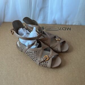 Prada Leather Gladiator Sandals